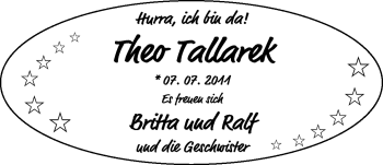Babyanzeige von Theo Tallarek von Nordwest-Zeitung
