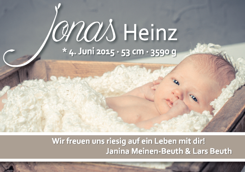Anzeige für Jonas Heinz Beuth vom 04.07.2015 aus Nordwest-Zeitung