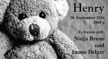 Babyanzeige von Henry  von Nordwest-Zeitung