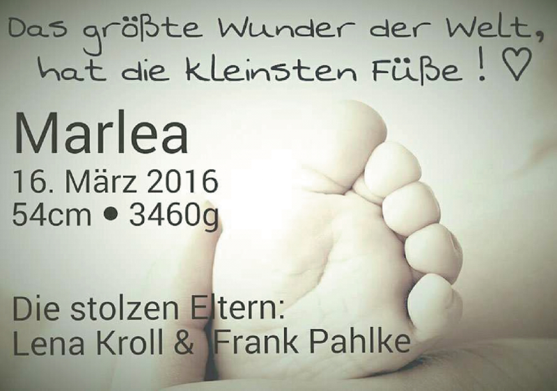 Anzeige für Marlea  vom 02.04.2016 aus Nordwest-Zeitung