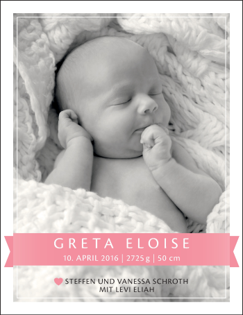 Babyanzeige von Greta Eloise  von Nordwest-Zeitung