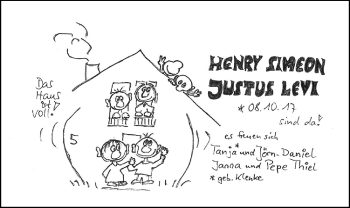 Babyanzeige von Henry Simeon Justus Levi  von Nordwest-Zeitung
