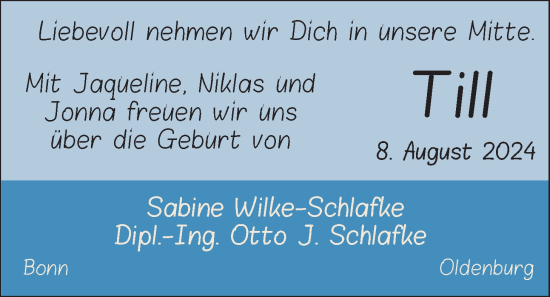 Babyanzeige von Merle  von Nordwest-Zeitung